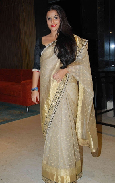 Actress Vidya Balan Photos In Designer Saree 9
